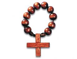  Wood Decade Rosary (4 pc) 