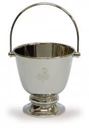  Holy Water Pot/Vat - Nickel Plated 