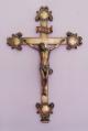  Wall Crucifix Hand-Painted in Cold Cast Bronze, 15.75" 
