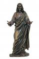  Welcoming Christ Statue - Cold Cast Bronze, 12"H 