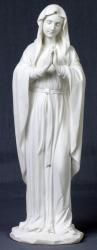  Praying Virgin Statue in White, 11.75\"H 