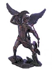  St. Uriel the Archangel Statue - Cold Cast Bronze, 13 1/4\" 