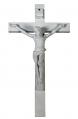 Wall Crucifix in White, 10" 