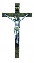  Wall Crucifix Hand-Painted, 10\" 