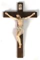  Wall Crucifix Hand-Painted Cast Bronze, 16" 
