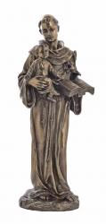  St. Anthony & Child Statue - Cold Cast Bronze, 10.5\"H 