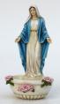  Our Lady of Grace Holy Water Font Hand-Painted, 7.5" 