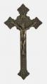  Wall Crucifix in Cold Cast Bronze, 9" 
