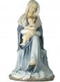  Madonna & Child Statue by Bourguereau Hand-Painted, 26"H 