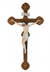  Wall Crucifix Hand-Painted, 20\" 