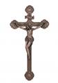  Wall Crucifix Hand-Painted in Cold Cast Bronze, 20" 