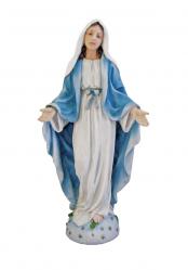  Our Lady of Grace Statue Hand-Painted, 8\"H 