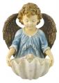  Holy Family Holy Water Font Hand-Painted, 6" 