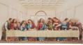  The Last Supper Plaque Hand-Painted 
