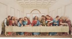  The Last Supper Plaque Hand-Painted 