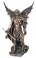  St. Gabriel the Archangel Statue - Cold Cast Bronze, 13.75"H 