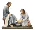  Christ Washing Feet Statue, 8.5"H 