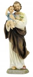  St. Joseph w/Child Statue, 8\"H 