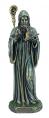  St. Benedict Statue Hand-Painted in Cold Cast Bronze, 8"H 