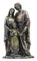  Holy Family Statue - Cold Cast Bronze, 5" x 10"H 