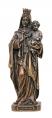  Our Lady of Mount Carmel Statue - Cold-Cast Bronze, 10"H 