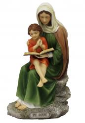  St. Anne w/Mary Statue, 8.5\"H 