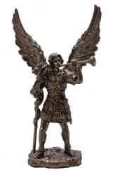  St. Gabriel the Archangel Statue - Cold Cast Bronze, 4\"H 
