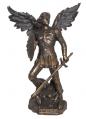  St. Michael the Archangel Statue - Cold Cast Bronze, 9"H 
