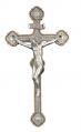  Wall Crucifix in Pewter Style Finish, 14" 