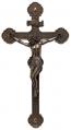  Wall Crucifix Hand-Painted in Cold Cast Bronze, 14" 