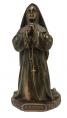  St. Bernadette Statue Hand-Painted in Cold Cast Bronze, 6"H 