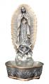  Our Lady of Guadalupe Holy Water Font in Pewter Style Finish, 7.5" 