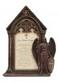  St. Michael the Archangel Photo Frame Hand-Painted in Cold Cast Bronze 