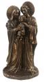  Holy Family Statue - Cold Cast Bronze, 8.5"H 