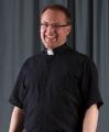  Black Short Sleeve Full Tab Clergy Shirt 