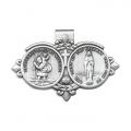  ST. CHRISTOPHER/O.L. OF THE HIGHWAY VISOR CLIP (3 PC) 