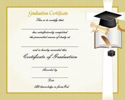  Create Your Own Graduation Certificate 